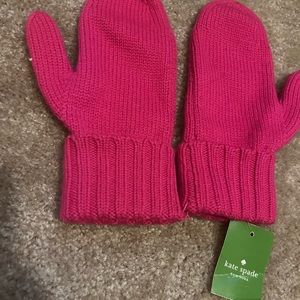 Kate spade hi 5 mittens NWT